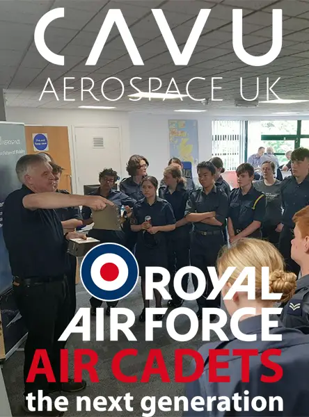 CAVU Aerosspace Uk Hosts RAF Air Cadets