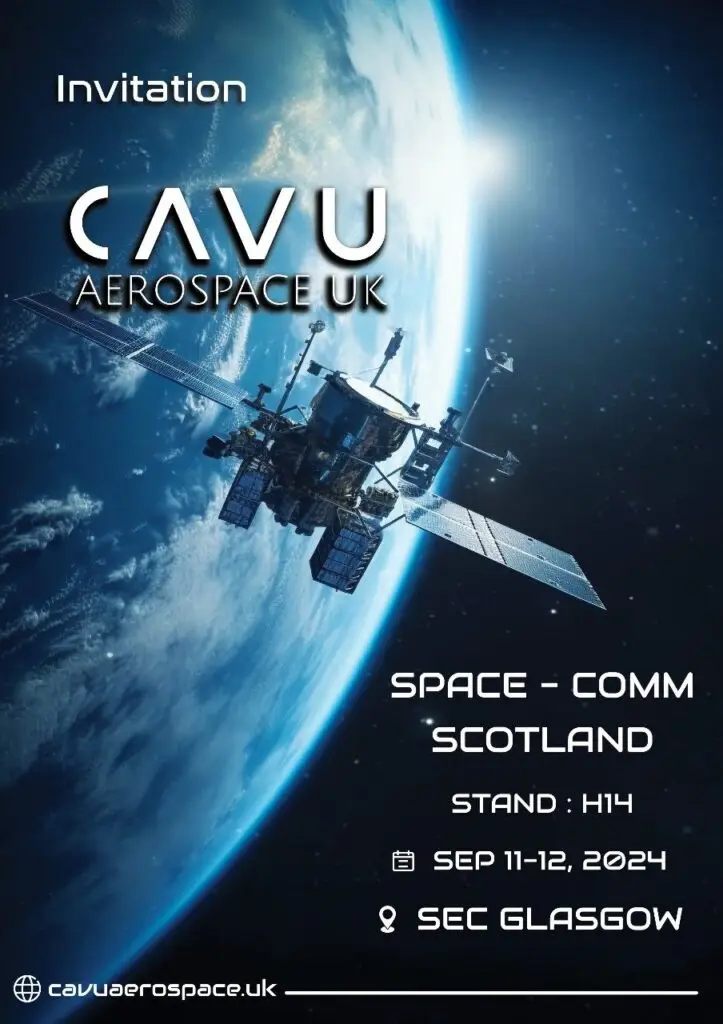 CAVU Aerospace UK at Space-Comm Scotland 2024