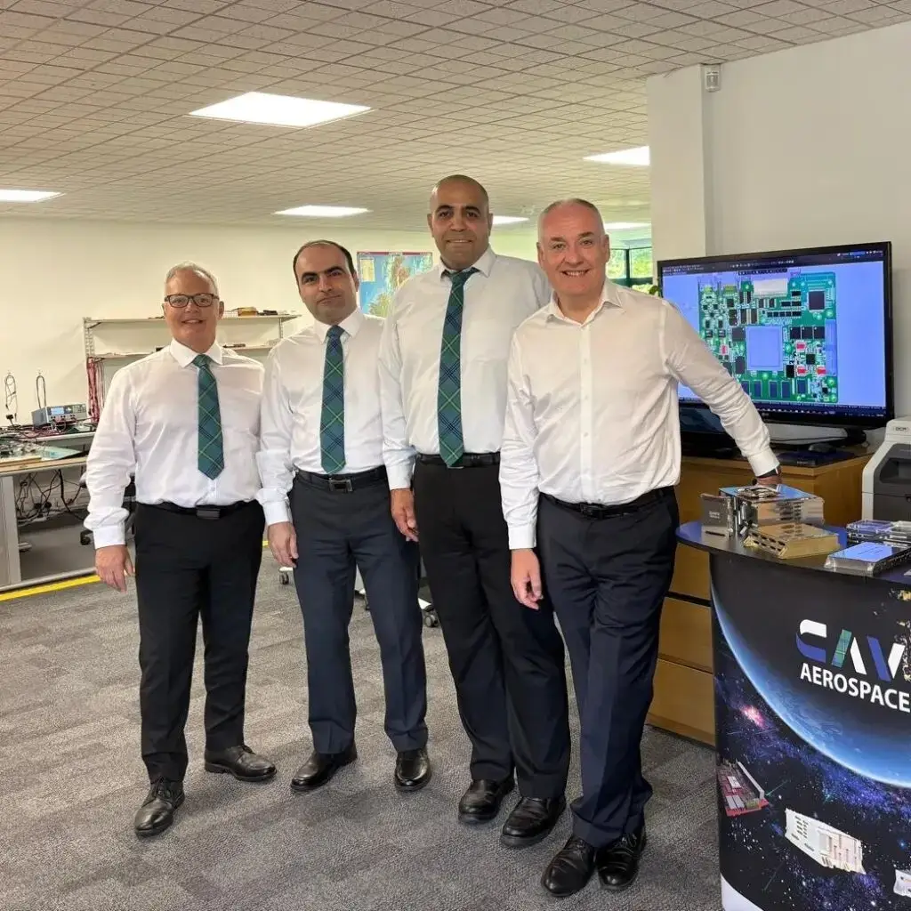 Richard Lochhead Minister for Business of Scotland CAVU Aerospace UK CAVU