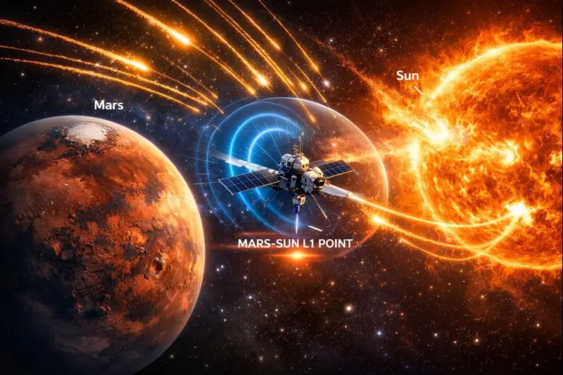 Mars Mars-Sun L1 Shield Red Planet