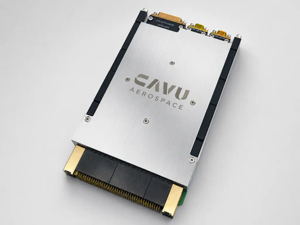 CAVU Aerospace UK PF-VPX OBC — a rugged SpaceVPX PolarFire SoC-based onboard computer platform