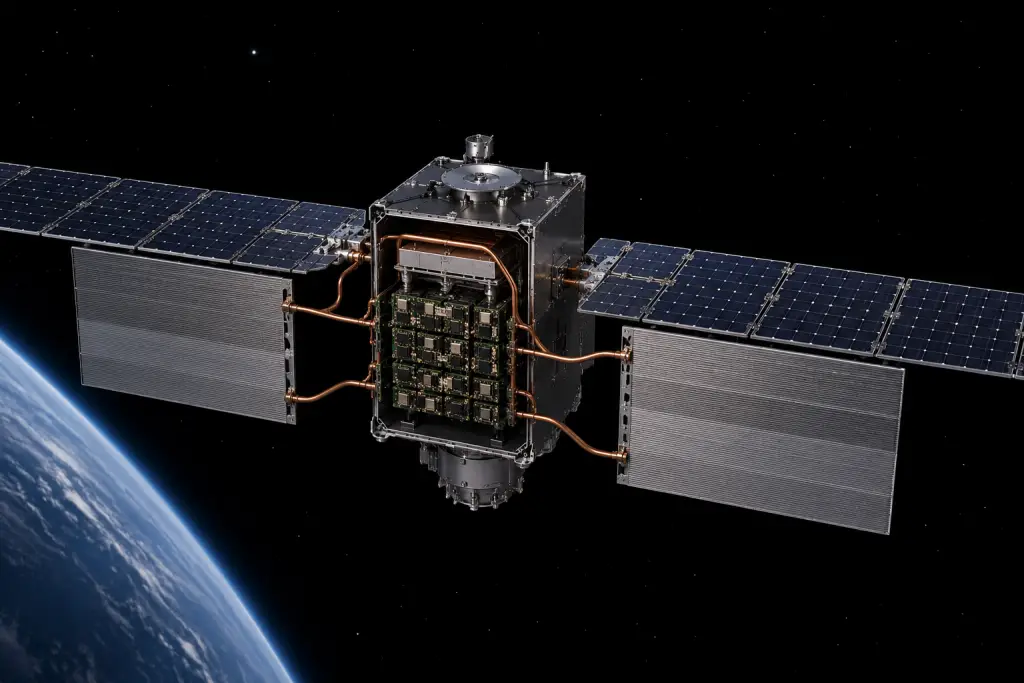 NVIDIA-Based Onboard Computing, Onboard Computing, Radiative Cooling, Intelligent Thermal Control, AI, Earth observation, edge processing, ISR missions, NVIDIA Jetson, NVIDIA Space Computing, terrestrial data centers, spacecraft, thermal radiation, AI satellites, SpaceX, NVIDIA Jetson Orin NX, NVIDIA Jetson AGX Orin, thermal rejection, Space Computers, Vapor chambers, Heat spreaders, heat pipes, passive thermal transport, Intelligent Thermal Management, Thermal Control Unit, TCU, Microchip PolarFire FPGA, CAVU Aerospace