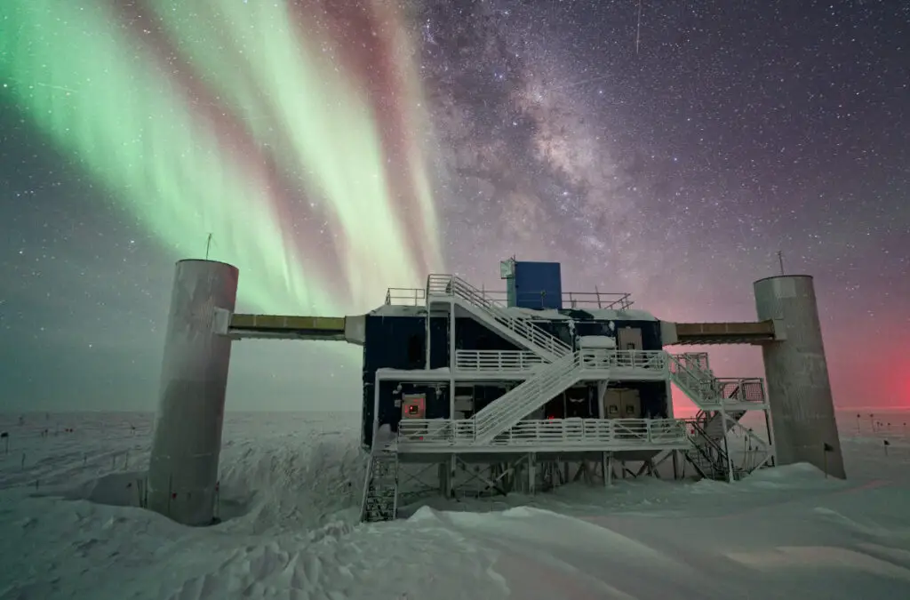 Neutral Messengers, Detecting Neutral Messengers, Space, Science Fleet, Antarctica Ice Cube, Neutrino Observatory detectors, Moon, Mars, universe, deep space, universe mysteries, Hubble, Swift, JWST, Roman, Voyagers, Moon rover, Mars Rover, South Pole, IceCube Neutrino Observatory, neutrino, observing the universe, Francis Halzen, Nobel Prize in Physics, IceCube, high-energy neutrino, astrophysical origin, ghost particle, astronomy, charged particles, magnetic field, natural messenger from space, cosmic neutrino background, cosmic microwave background, star, enormous nuclear reactor, nuclear fusion, solar neutrinos, the Sun, Supernova explosions, supernova, burst of neutrinos, electromagnetic radiation, stellar explosion, Black holes, neutron stars, Relativistic jets, high-energy cosmic rays, Cosmic-ray accelerators, Cosmic rays, natural cosmic accelerators, electromagnetic radiation, electromagnetic spectrum, astronomical messengers, powerful astrophysical accelerator, intergalactic space, multi-messenger astronomy, cosmic event, Physics Noble Prize, transparent Antarctic ice, Earth, Space, astronomical messengers, deep space, Ice depots